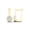 Kullast kõrvarõngad teemantidega 0,28 ct. Kood: 127hkc
