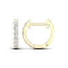Kullast kõrvarõngad teemantidega 0,25 ct. Kood: 138hkc