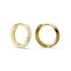 Kullast kõrvarõngad teemantidega 0,08 ct. Kood: 166hkc