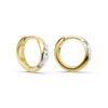Kullast kõrvarõngad teemantidega 0,15 ct. Kood: 167hkc