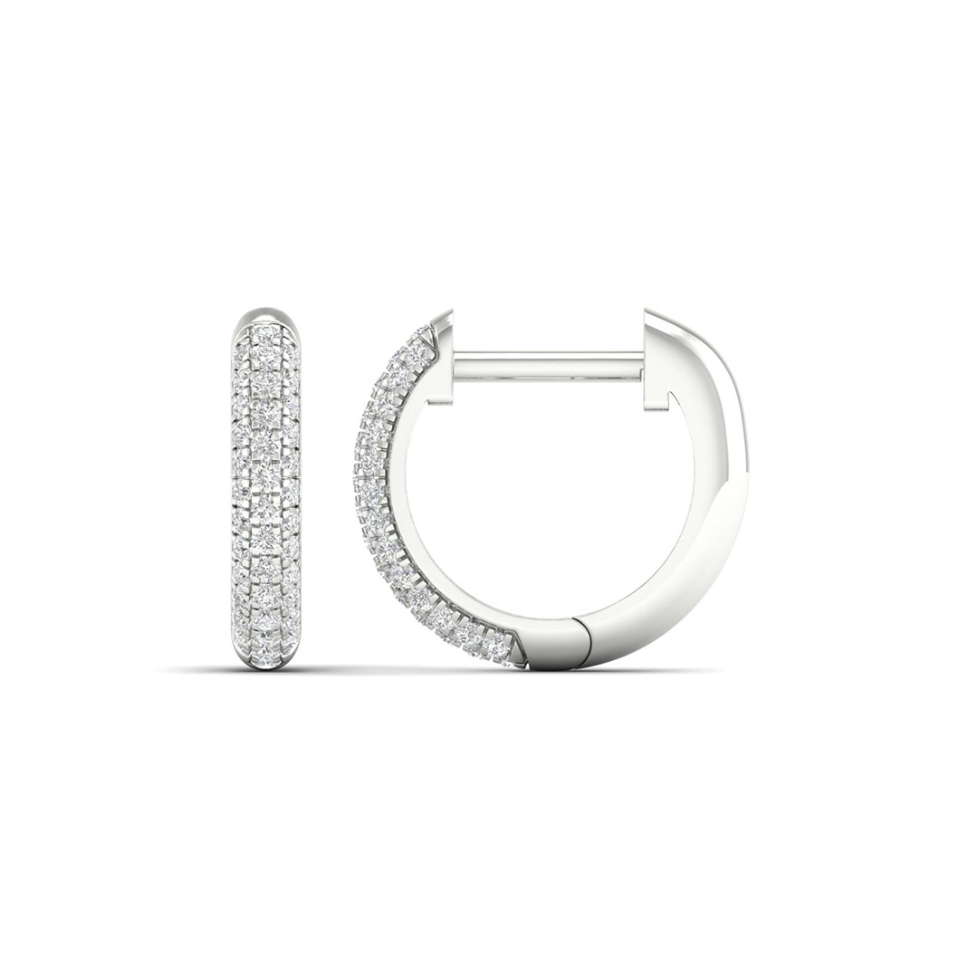Kullast kõrvarõngad teemantidega 0,20 ct. Kood: 182hkc