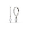 Kullast kõrvarõngad teemantidega 0,33 ct. Kood: 184hkc