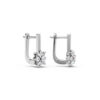 Kullast kõrvarõngad teemantidega 0,75 ct. Kood: 77hkc