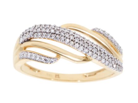 Kuldsõrmus teemantidega 0,20 ct. Kood: 248hkc