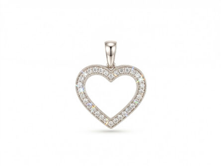 Kullast ripats teemantidega 0,16 ct. Kood: 189hkc